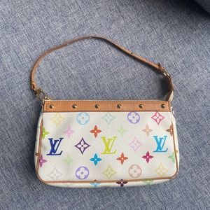 Louis Vuitton multicolor Takashi pochette bag